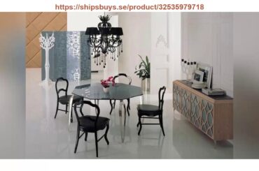 Unboxing Stainless Steel Dinning Table With Dining Room Set With 4 Chairs Glass Top Table Moderns S