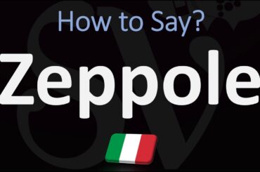 How to Pronounce Zeppole? (CORRECTLY) Italian Dessert Pronunciation