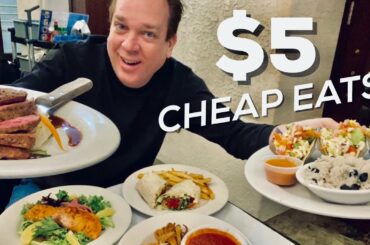 5 Best Las Vegas CHEAP EATS Under $5 at Planet Hollywood Miracle Mile Shops