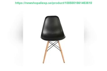 Review 4 Pcs Scandinavian Medieval Style Black Dining Chairs With Solid Wood Foot Furniture Suitabl