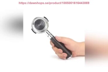 Unboxing Italian Coffee Maker Refitted Bottomless Hand Red Acid Branch Solid Wood Handle 58 Mm Allo