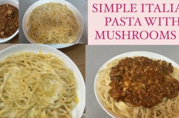 MY NEW VERSION OFF ITALIAN PASTA WITH MUSHROOM |BY Milkshake 1524