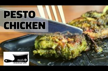 Pesto Chicken Kebab | Boneless Pesto Chicken Recipe | Unique Chicken Recipe with Italian Pesto Sauce