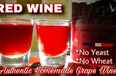 Red Wine | Easy Homemade Grape Wine Recipe | Red Wine Recipe Without Yeast & Wheat | Geethu'sKitchen