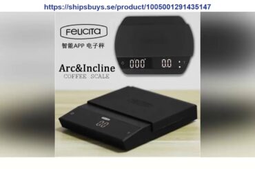 Review Felicita Arc Incline Coffee Scale With Bluetooth Usb Electronic Drip Coffee Scale With Timer