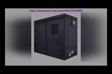 Unboxing Ly-240*120*200cm Home Use Dismountable Hydroponic Plant Grow Tent With Window Black