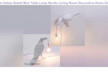 First Impression Italian Seletti Bird Table Lamp Nordic Living Room Decorative Home Desk Lamp Bird