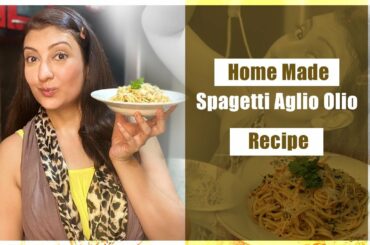 Recipe: Spaghetti Aglio Olio Restaurant Style At Home l Italian Spaghetti At Home