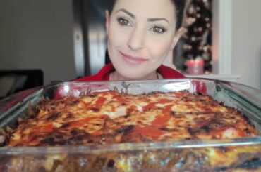 Cheesy Eggplant Parmigiana Mukbang (My Favorite Food) | Italian Food Eating Show