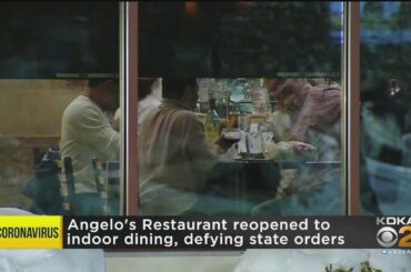 Angelo's Restaurant Opens In Defiance Of State Orders