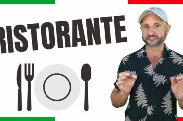 20 Italian Words for THE RESTAURANT - Learn Italian Vocabulary: IL RISTORANTE  | Video in Italian