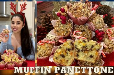 HOW TO MAKE ITALIAN MUFFIN PANETTONE (Christmas edition) RECIPE - Alice Contesini
