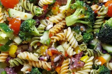 BEST GARLIC LAMB SALAMI ZESTY ITALIAN PASTA SALAD