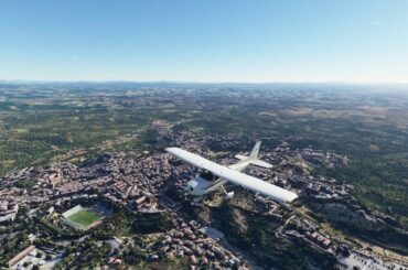 Sightseeing in Tuscany / Italy. Powered by Microsoft Flight Simulator 2020.