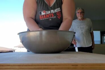 Grandma Anna Ginochio's Panettone Italian Bread Recipe done by Alicia & Paul Ginochio 2020