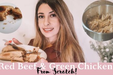 I Made Beef And Chicken Tamales in Italy! | Tamales Recipe | Army Wife|