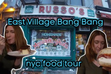 Italian Bang Bang in the East Village - NYC Food Tour * Russo's and Veniero's * Sandwich and Dessert
