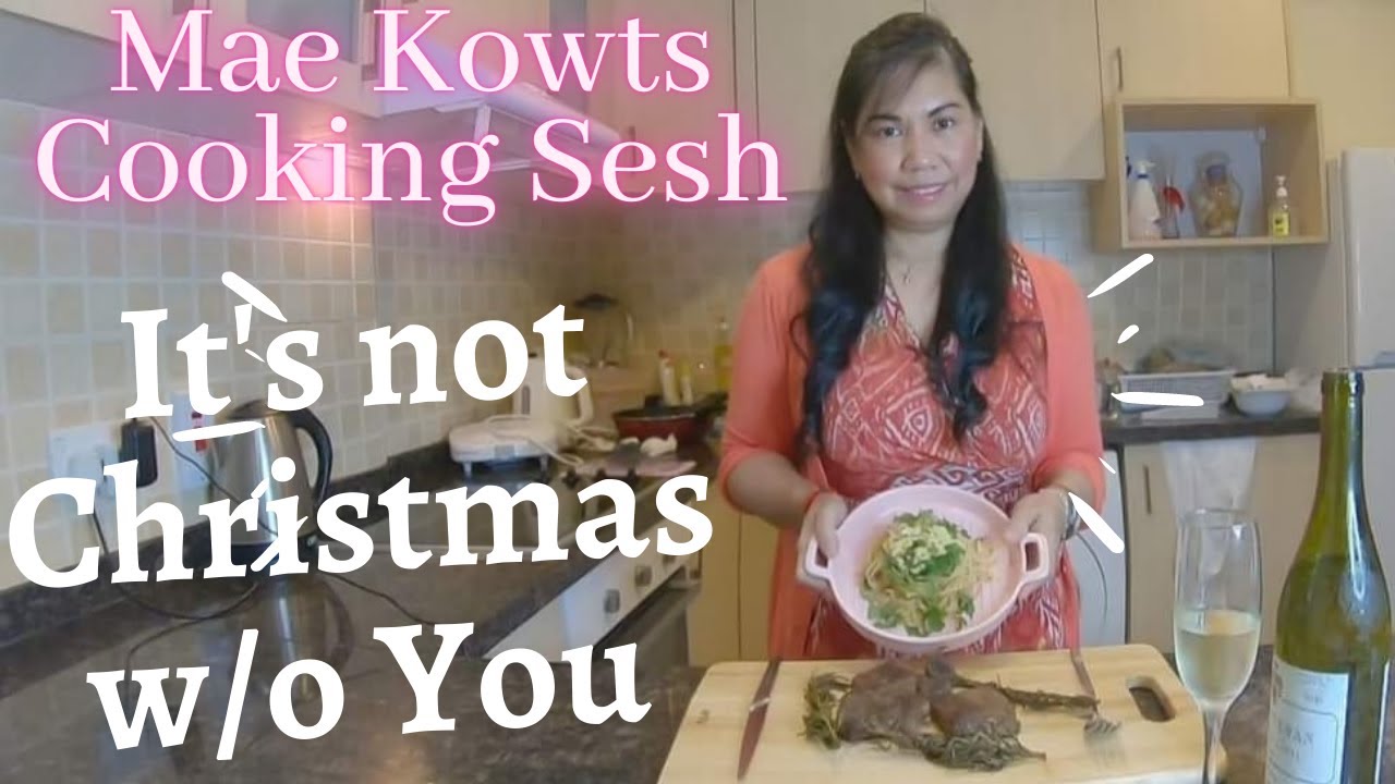 SPAGHETTI ITALIAN AGLIO E OLIO & RIB EYE STEAK FOR CHRISTMAS-MAE KOWTS COOKING SESH-PINAY EXPAT LIFE SPAGHETTI ITALIAN AGLIO E OLIO & RIB EYE STEAK FOR CHRISTMAS-MAE KOWTS COOKING SESH-PINAY EXPAT LIFE