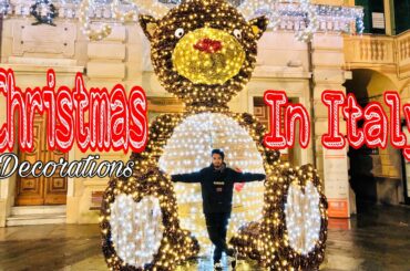 Christmas Decorations In Italy | Christmas in italy 2020 | BR Italian Bangla