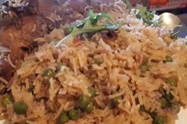 #rington # chicken rice  matar Paulo recipe  by zara vlogs Italy