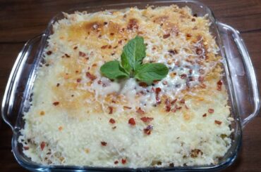 vegetable au gratin recipe/Italian baked dish /easy n quick /baked vegetable without white sauce