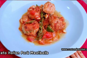Keto Italian Pork Meatballs! Keto Recipes! Keto Meal Plan! Keto Quiz!