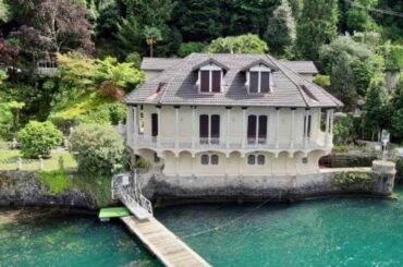 Currently Under Renovations, Art Nouveau Style Villa For Sale in Lake Como Italy