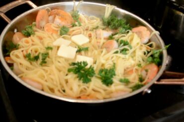 Linguine with Shrimp Italian Style