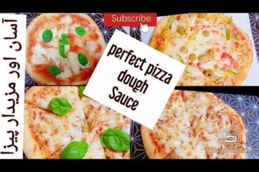 Origional Italian Pizza Recipe with Pizza Dough & Pizza Sauce (hindi,urdu)