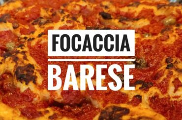 Traditional FOCACCIA Barese homemade! ORIGINAL recipe by Chef Filippo Camposeo CMP