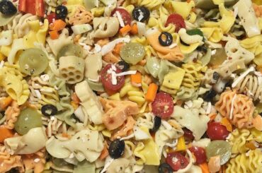 How to make Italian  veg pasta salad