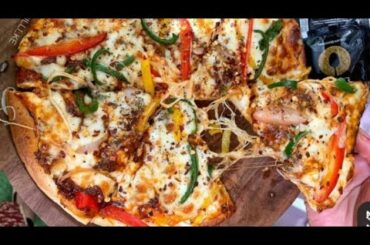 Veggie Cheese Pizza | Vegetable Pizza Recipe | Street Style Cheese Pizza Recipe