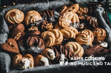 ASMR Cooking: 2020 The Ultimate Christmas Cookie Box | One Dough for Many Cookies | No Music