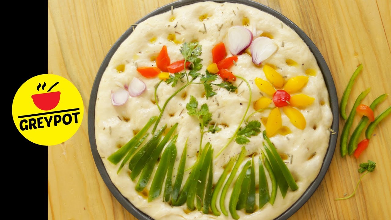 Focaccia Bread Recipe with easy Vegetable Art | Italian Bread Recipe | Focaccia Bread Recipe with easy Vegetable Art | Italian Bread Recipe |