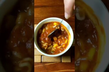 Red Sauce Maggi In Microwave | Easy Italian Maggi Recipe