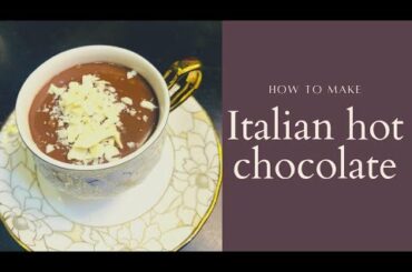 Italian hot chocolate|hot chocolate recipe|Happy New year|foodallaround