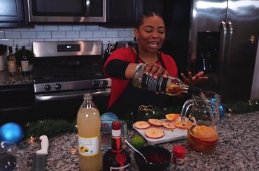 Winter White wine Sangria with Pear Ethiopian