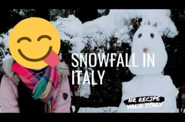 Snowfall in north of Italy [short video] | by NR Recipe