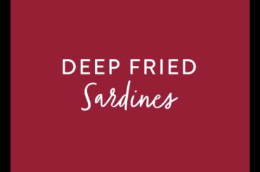 Fried Sardines paired with Santa Margherita Prosecco Superiore