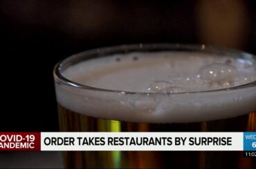 Order takes restaurants by surprise