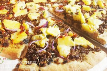 VEGAN PIZZA POTATO 2 WAYS ITALIAN PORKLESS SAUSAGE MEAT TOPPING 3 recipes Connie's RAWsome kitchen