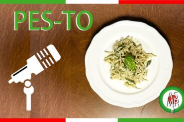 ASMR Italian Recipes: PESTO souce