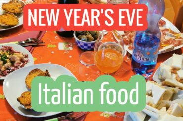 Italian food on New Year's Eve