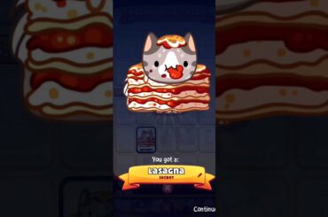 Got Lasagna from Cat Game The Cat Collector Italian Food Floor :P