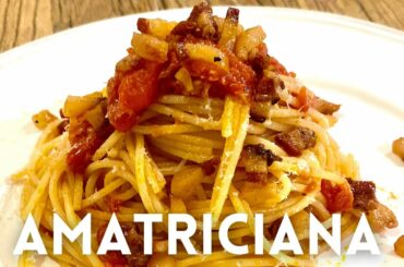Julius Caesar's Bucatini all'Amatriciana - easy, quick, Italian Recipe to make the Roman's proud!