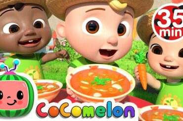 Cooking With Vegetables Song + More Nursery Rhymes & Kids Songs - CoComelon