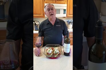 Italian Sausage-Stuffed Zucchini and Sangiovese