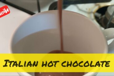 Delicious Italian Hot Chocolate Recipe for Kids, Adults - Hot & Sweet