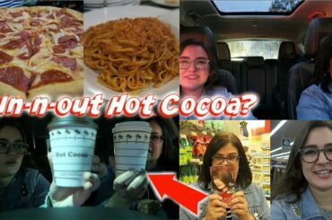 IN-N-OUT HOT CHOCOLATE, TARGET, & ITALIAN FOOD! - A Day in the Life #6