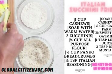 ITALIAN ZUCCHINI FRIES | GC JOE FOOD TALK | RECIPE QUICKIE #2